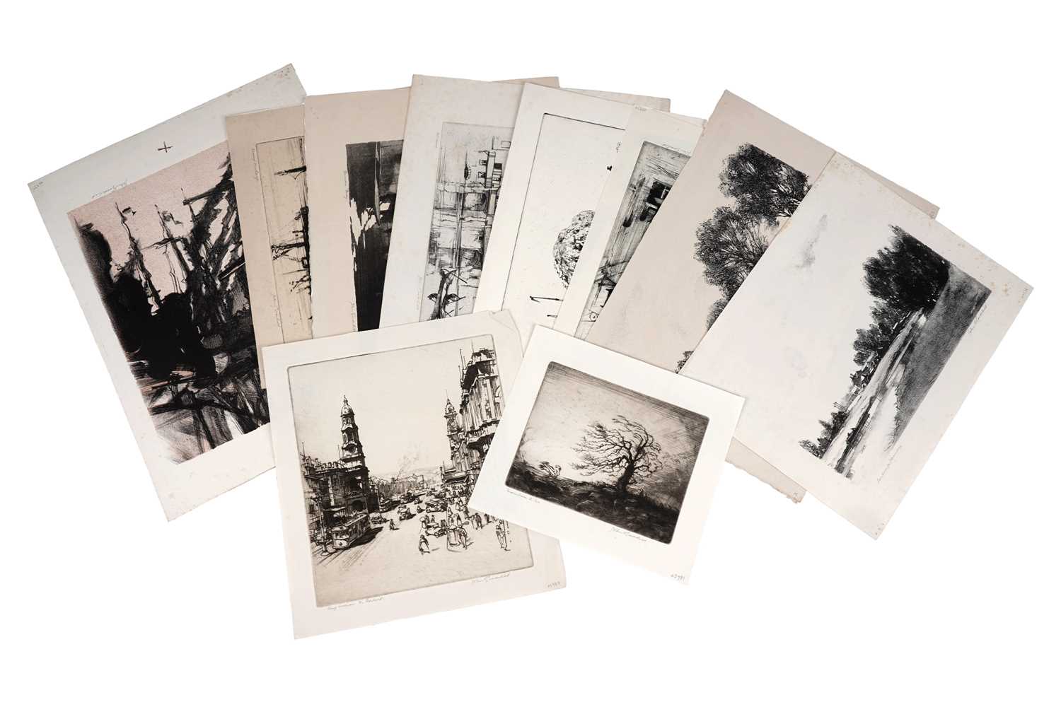Lot 39 - John Charles Goodchild - Twelve works | etchings and lithographs