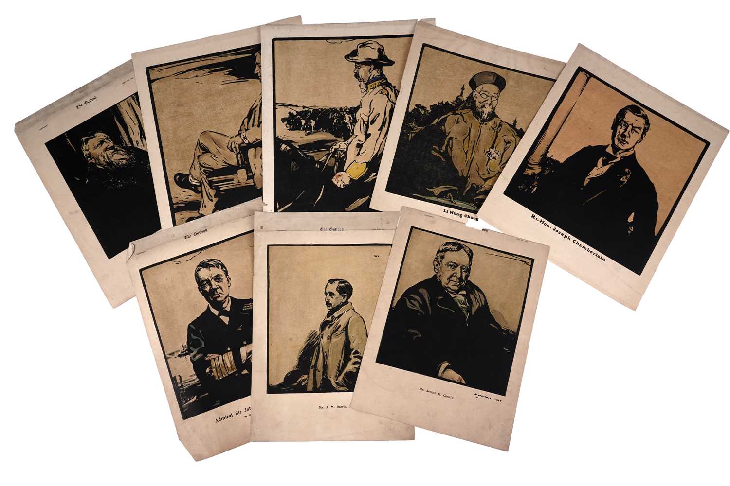 Lot 53 - William Nicholson lithograph portraits