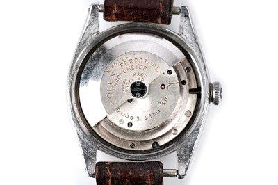 Lot 414 - Rolex Oyster Perpetual: a steel cased automatic chronometer wristwatch