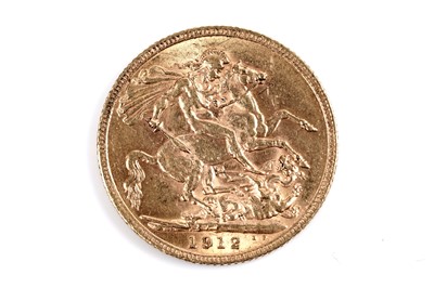 Lot 251 - A George V 1912 gold sovereign
