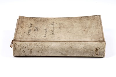 Lot 495 - A bound manuscript memoranda book of the Yearly Meeting of the Religious Society of Friends