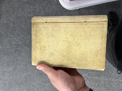 Lot 495 - A bound manuscript memoranda book of the Yearly Meeting of the Religious Society of Friends