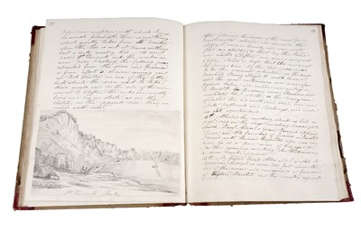 Lot 500 - A manuscript diary describing a journey made by Jane Backhouse of Darlington