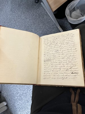 Lot 500 - A manuscript diary describing a journey made by Jane Backhouse of Darlington