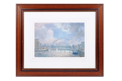 Lot 552 - Walter Holmes - Millennium Bridge | pastel