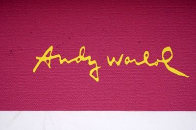 Lot 65 - After Andy Warhol - Volkswagen (Pink) | limited edition offset lithograph