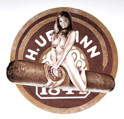 Lot 66 - After Mel Ramos - Three nude studies, including 'Hav-a-Havana' | limited edition offset lithograph