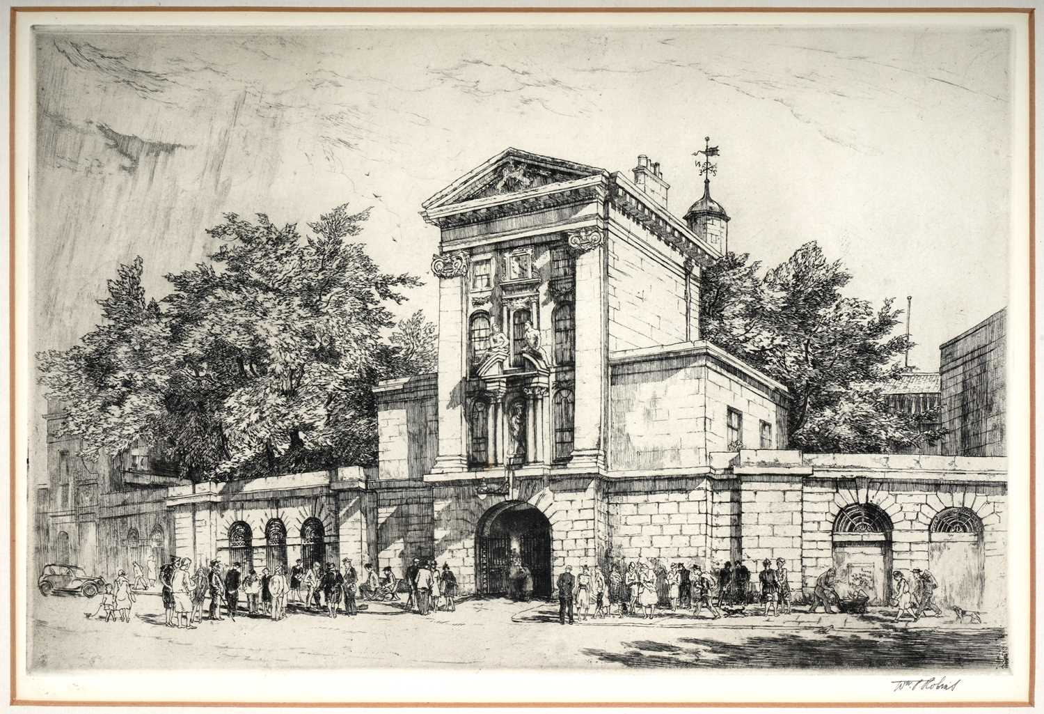 Lot 3 - William Palmer Robins - Visiting Day, St. Bartholomew's Hospital | etching
