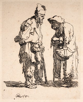 Lot 17 - A collection of twelve prints after Rembrandt Van Rijn