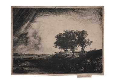 Lot 18 - After Rembrandt Van Rijn - Three studies | etchings