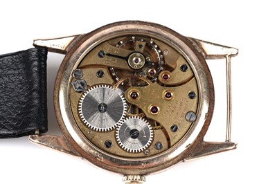 Lot 448 - Longines: a 9ct yellow gold cased manual wind wristwatch