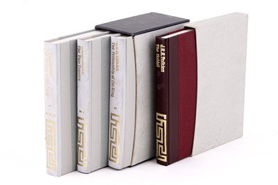 Lot 405 - Folio Society: Tolkien's The Complete Lord of the Rings and The Hobbit