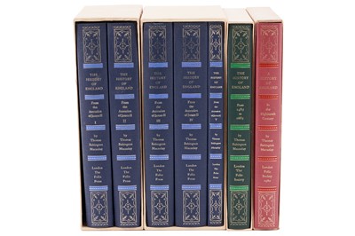 Lot 442 - Folio Society: Macauley's The History of England from the Ascension of James II