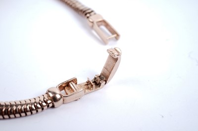 Lot 459 - Glycine Watch Co: a 14ct rose gold cased cocktail watch
