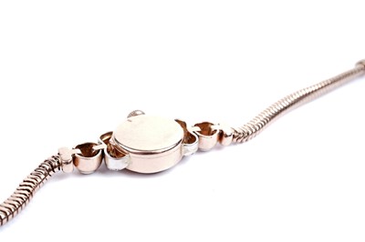 Lot 459 - Glycine Watch Co: a 14ct rose gold cased cocktail watch