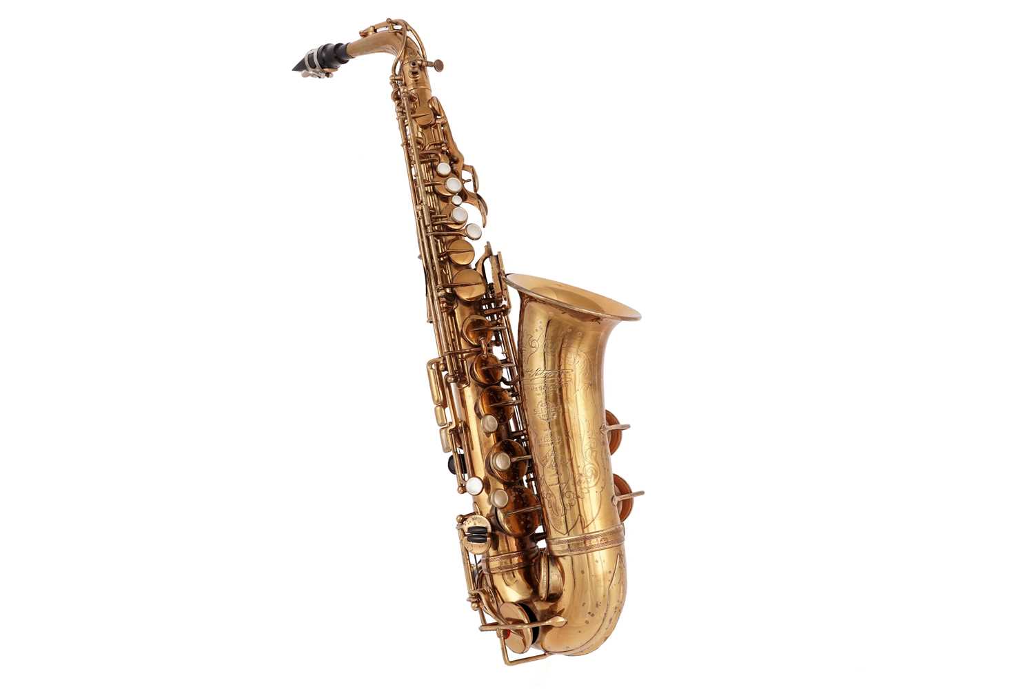 Lot 32 - A Selmer Large-Bore alto saxophone, circa 1930