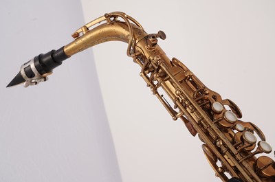 Lot 32 - A Selmer Large-Bore alto saxophone, circa 1930