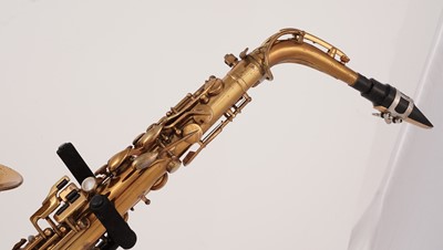 Lot 32 - A Selmer Large-Bore alto saxophone, circa 1930