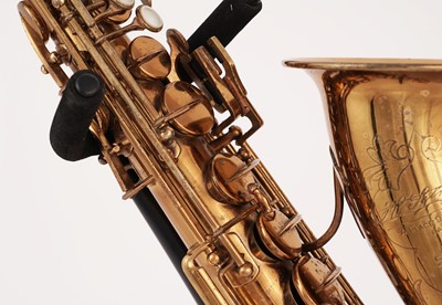 Lot 32 - A Selmer Large-Bore alto saxophone, circa 1930