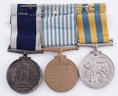 Lot 8 - A group of three Korea and LSGC medals