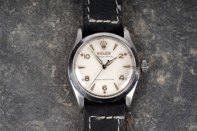 Lot 409 - Rolex Oyster Royal: a stainless steel cased manual wind wristwatch