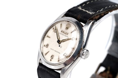 Lot 409 - Rolex Oyster Royal: a stainless steel cased manual wind wristwatch