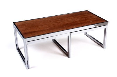 Lot 506 - Howard Miller for MDA: a rosewood nest of tables