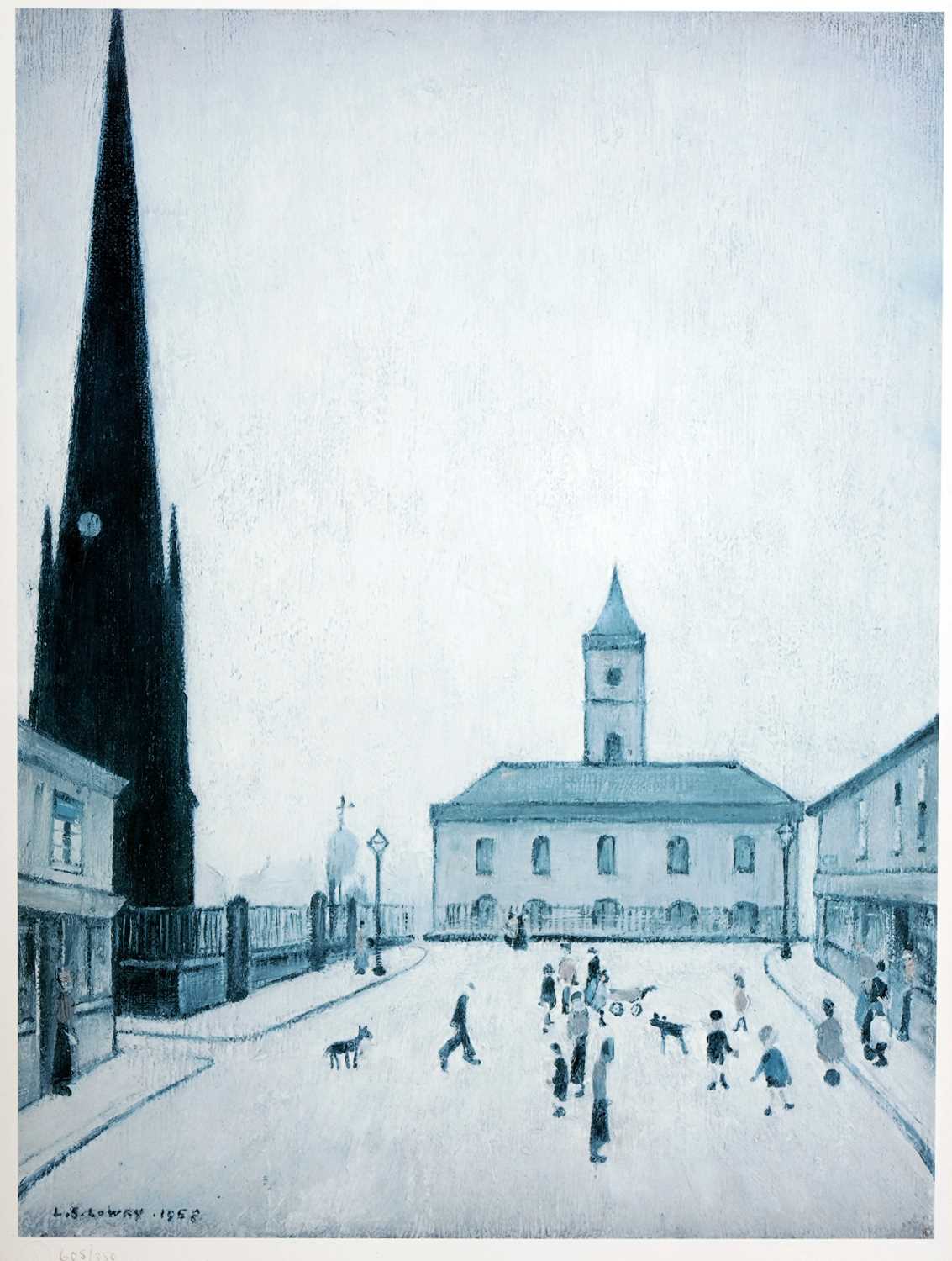 Lot 94 - After Laurence Stephen Lowry - The Old Town Hall, Middlesbrough | lithograph