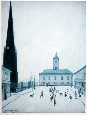 Lot 94 - After Laurence Stephen Lowry - The Old Town Hall, Middlesbrough | lithograph