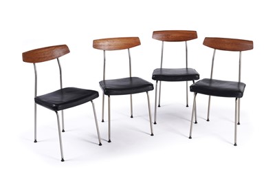 Lot 509 - John and Sylvia Reid for Stag: a set of four ‘S’ range dining chairs