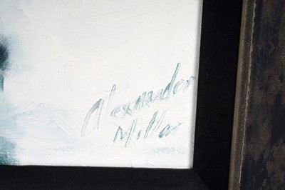 Lot 707 - Alexander Millar - Umbrella man | oil