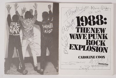 Lot 205 - A signed copy of 1988 The New Wave Punk Rock Explosion
