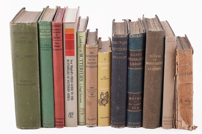 Lot 563 - A collection of books on butterflies, moths and beetles