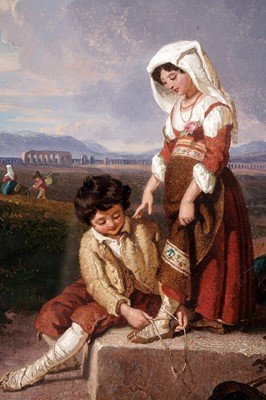 Lot 725 - Penry Williams - The Loose Slipper | oil