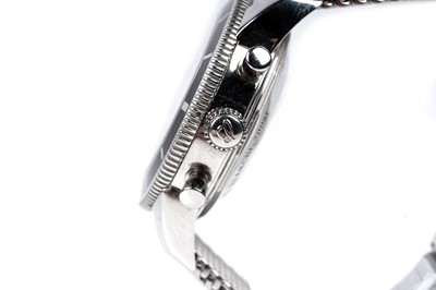 Lot 439 - Breitling Heritage Superocean: a steel cased chronograph automatic wristwatch