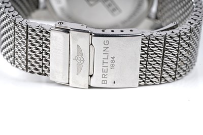 Lot 439 - Breitling Heritage Superocean: a steel cased chronograph automatic wristwatch