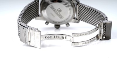 Lot 439 - Breitling Heritage Superocean: a steel cased chronograph automatic wristwatch