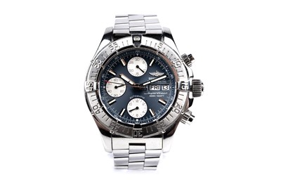 Lot 440 - Breitling Superocean: a steel cased chronograph automatic wristwatch
