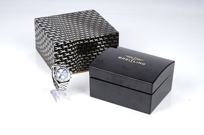 Lot 440 - Breitling Superocean: a steel cased chronograph automatic wristwatch