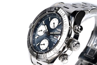 Lot 440 - Breitling Superocean: a steel cased chronograph automatic wristwatch