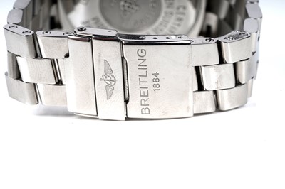 Lot 440 - Breitling Superocean: a steel cased chronograph automatic wristwatch