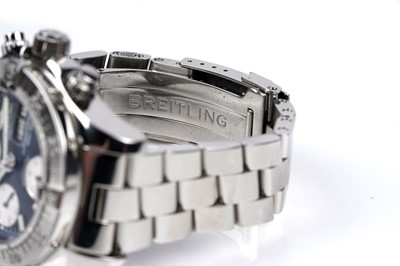 Lot 440 - Breitling Superocean: a steel cased chronograph automatic wristwatch