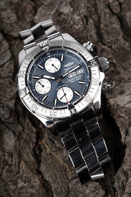 Lot 440 - Breitling Superocean: a steel cased chronograph automatic wristwatch