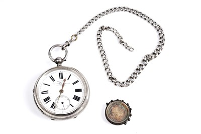 Lot 307 - A Victorian silver cased open-faced "Reliable" pocket watch by John Hawley and Son of London