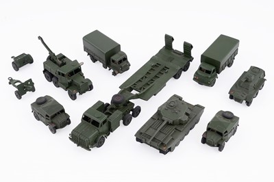 Lot 801A - A collection of unboxed diecast Dinky military vehicles