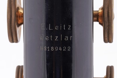 Lot 127 - An Ernst Leitz Wetzlar microscope