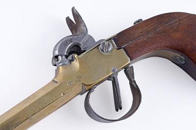 Lot 42 - A pair of 19th Century Belgian double barrelled pistols