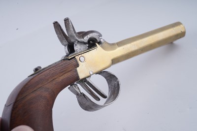 Lot 42 - A pair of 19th Century Belgian double barrelled pistols