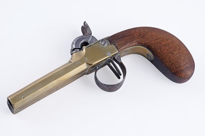 Lot 42 - A pair of 19th Century Belgian double barrelled pistols