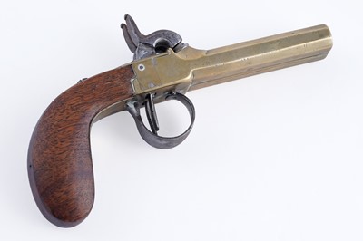 Lot 42 - A pair of 19th Century Belgian double barrelled pistols